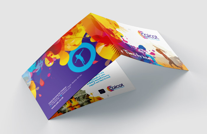 Calcot Services for Children branding leaflet