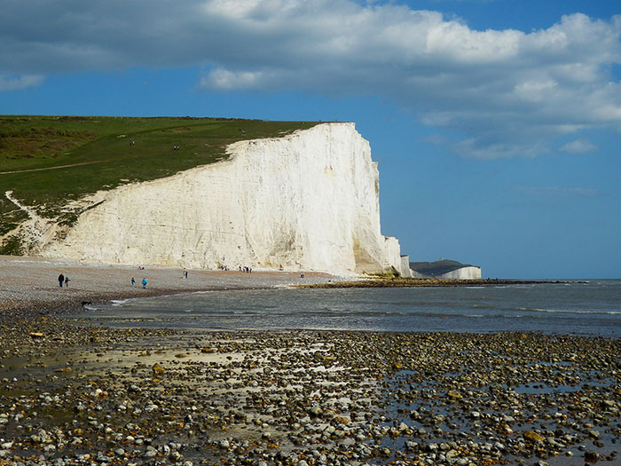 white cliffs dover england uk seven sisters country park