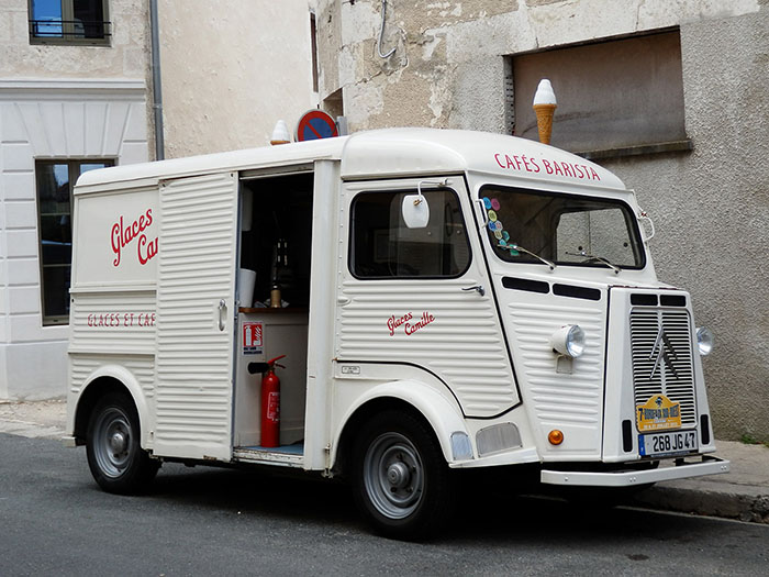france ice cream truck