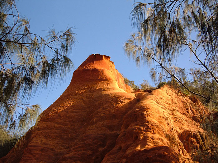 orange sand mound australia